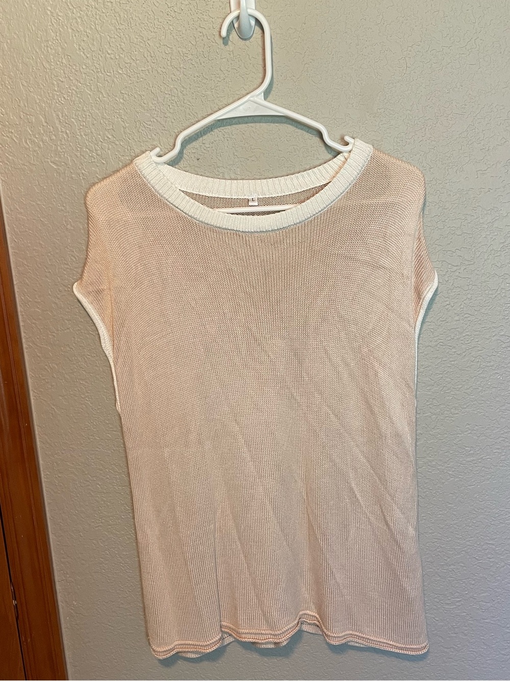 Tan sweater top